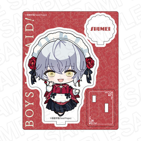 『BOYS be MAID!~御曹司メイドボーイ部の日日~』アクリルスタンド 菊 秋明 メイド服 デフォルメ ver.